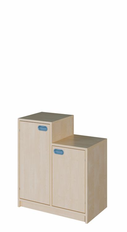 SideStep Schrank 80/60 cm, 2 Türen 